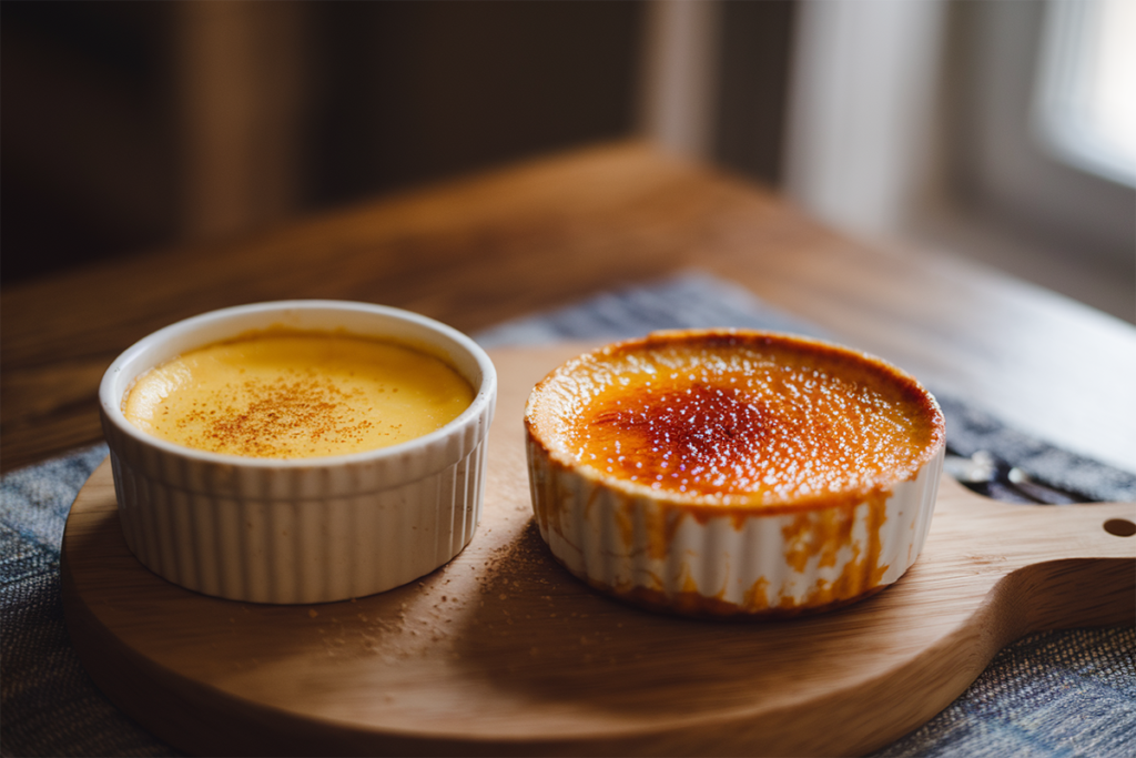 Custard vs Crème Brûlée